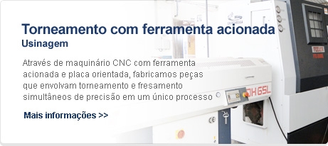 Torneamento com ferramenta acionada